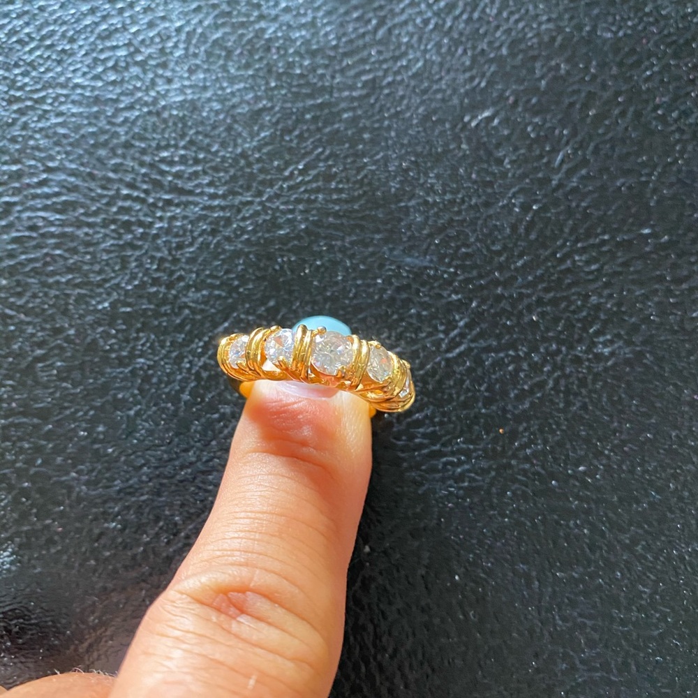 CZ diamond wedding band
